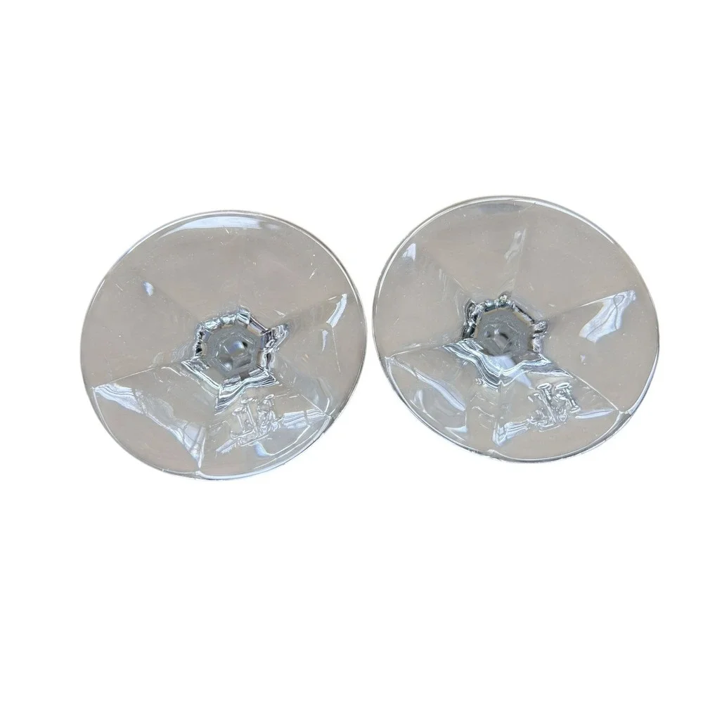 Ralph Lauren Crystal Aston Champagne flutes set of 2